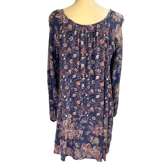 Free People Lucky Loosey Indigo Dress - Picture 2 of 9